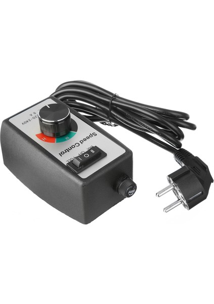 Ab Fiş Motor Hız Kontrol Cihazı Evrensel Kademesiz Regülatör Anahtarı Üfleyici Kanal Fan Hız Regülatörü 220-240V (Yurt Dışından) fırsatları