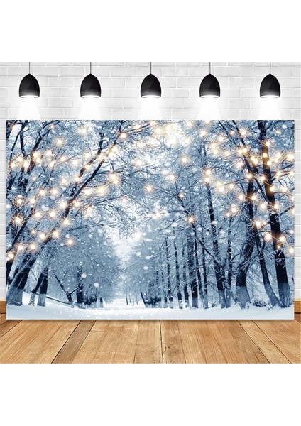210X150CM Kış Kar Arkaplan Bezi Kar Tanesi Noel Ağacı Parıltı Beyaz Orman Partisi Fotoğrafçılığı Arkaplanları, A (Yurt Dışından) fırsatları