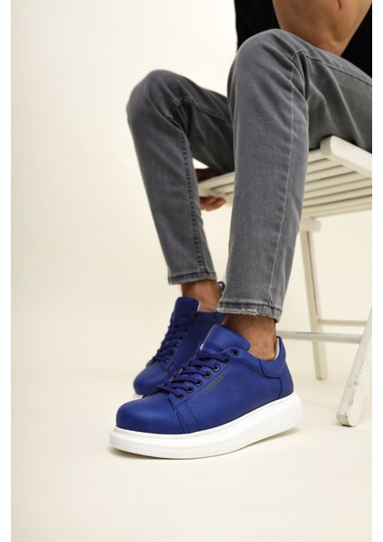 Bağcıklı Erkek Spor Ayakkabı Saks Mavi modelleri