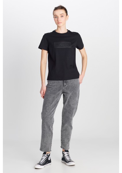 Regular Fit Normal Kesim Bisiklet Yaka %100 Pamuk Siyah Tişört modelleri