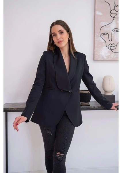 Siyah Blazer Ceket