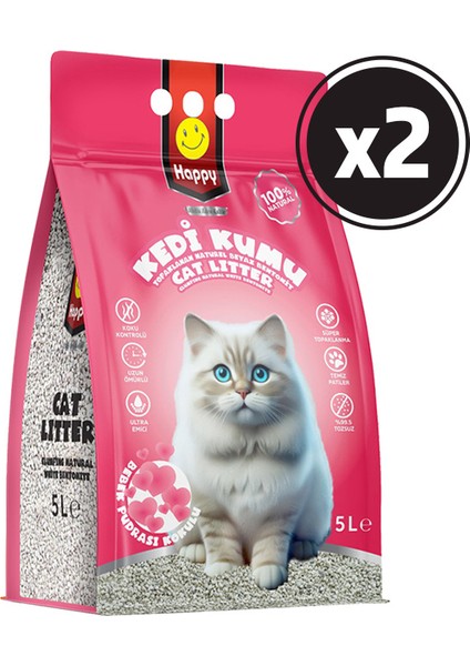 Kedi Kumu Bebek Pudralı 5 Lt x 2 Adet