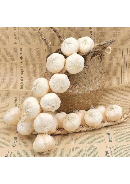 Yapay Soğan Salkımı Süs Sahte Beyaz Soğan Yapay Meyve Sebze indirimleri