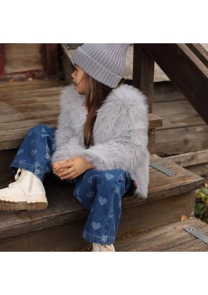 La’ciel Paris Beli Lastikli Kalpli Kot Pantolon