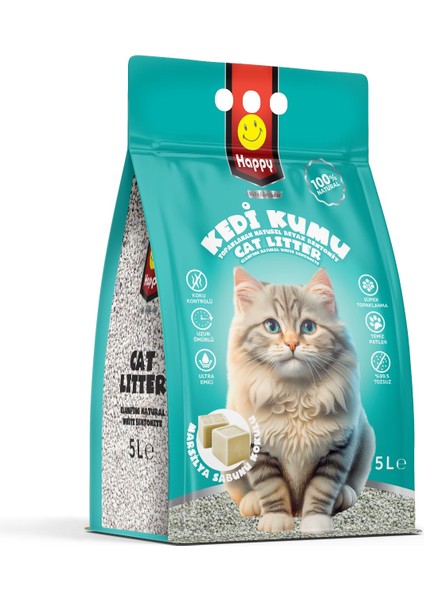 Kedi Kumu Marsilya Sabunu 5 Lt
