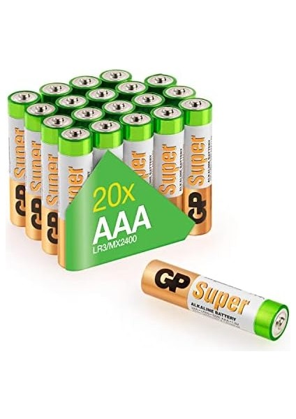 Batteries 151015 Aaa Piller Super 20 Adet