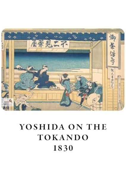 Mount Fuji Series Iı - A5, Hokusai 4'lü Defter Seti Iı, Çizgisiz, Toplam 256 Sayfa, Her Biri 64 Sayfa, Tel Dikiş, Esnek Kapak, Oval Kenar, Tuval Doku, 60 Gram, Sarı Krem Renk