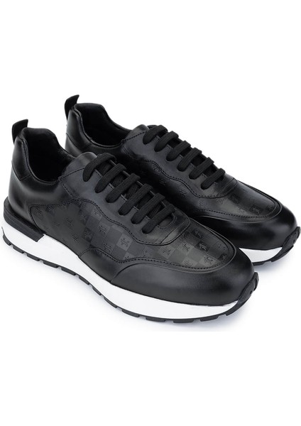 Erkek Deri Siyah Sneakers & Spor Ayakkabı 1093 1231 Erk Ayk Y25 Sıyah fiyatları
