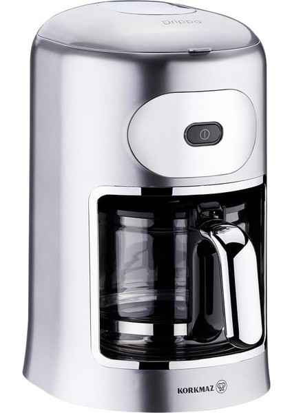 Drippa Tek Tuşlu Inox Filtre Kahve Makinesi