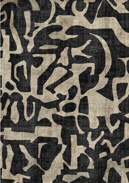 Siesta Modern 32-521 Modern Desenli Dokuma Tabanlı Yıkanabilir Şönil Salon ve Oda Halısı