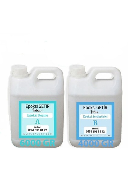 Epoksi Bol Köpüklü Deniz Efekti 10 kg Epoxy Resin