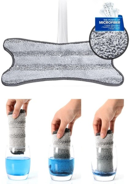 2 Adet Xmop Yedek Bez Orjinal Micro Fiber x Mop Yedek Bez