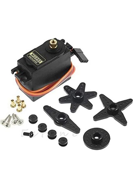 MG995 Kontrol Açısı Için 4 Adet Servo Motor 180 Metal Dişli Servo 20KG Dijital Yüksek Hızlı Tork Servo Motor Akıllı Araba Robotu Için (Yurt Dışından)