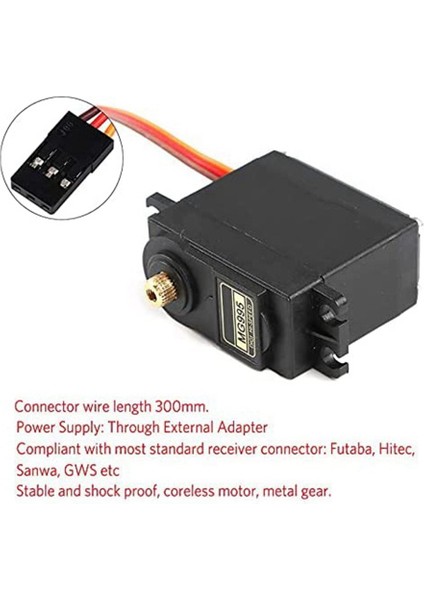 MG995 Kontrol Açısı Için 4 Adet Servo Motor 180 Metal Dişli Servo 20KG Dijital Yüksek Hızlı Tork Servo Motor Akıllı Araba Robotu Için (Yurt Dışından)