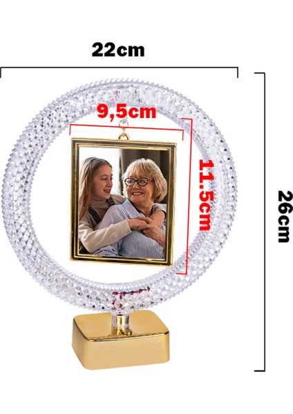 LED Işıklı Kristal Çember Fotoğraf Çerçevesi fiyatları