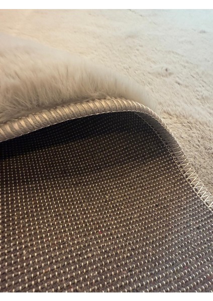 Tavşan Tüyü Taş Yumuşak Makinada Yıkanabilir Kaymaz Kalın Dekoratif Post Halı fiyatları