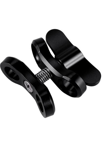 Kamera Aksesuarı Dalış Işıkları Topu Kelebek Klip Kol Kelepçe Dağı Alüminyum Gopro Hero 3 +/4/5 Xiaoyi Gitup SJ6000 Kamera Siyah (Yurt Dışından)