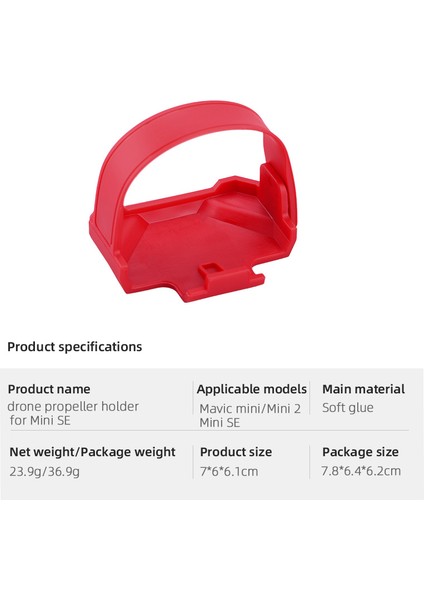 Işın Pervanesi Sabitleyici Tutucu Sabitleme Kayışı Koruyucu Kemer Djı Mavic Mini/mini 2/mini Se Drone Aksesuarları, Gri (Yurt Dışından) modelleri