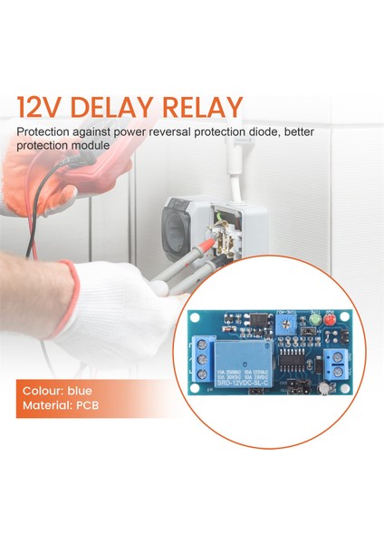 12V Dc Gecikme Röle Gecikme Açma / Gecikme Kapatma Anahtarı Modülü, Zamanlayıcılı (Yurt Dışından) fırsatları
