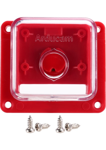 Rpi Kamera Modülü Kılıfı Için Rpi Kamera V1/v2 Arducam 16MP/64MP IMX219 Kamera Kartı Muhafaza Kılıfı Kırmızı (Yurt Dışından)