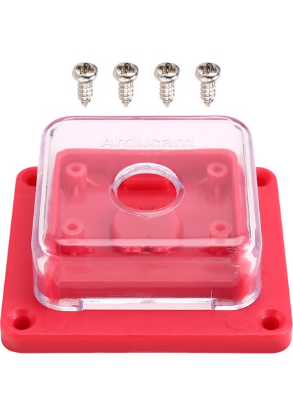 Rpi Kamera Modülü Kılıfı Için Rpi Kamera V1/v2 Arducam 16MP/64MP IMX219 Kamera Kartı Muhafaza Kılıfı Kırmızı (Yurt Dışından)