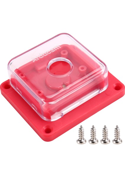 Rpi Kamera Modülü Kılıfı Için Rpi Kamera V1/v2 Arducam 16MP/64MP IMX219 Kamera Kartı Muhafaza Kılıfı Kırmızı (Yurt Dışından)