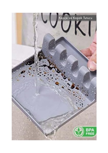 Home Kepçe Kaşık ve Kapak Tutma Aparatı