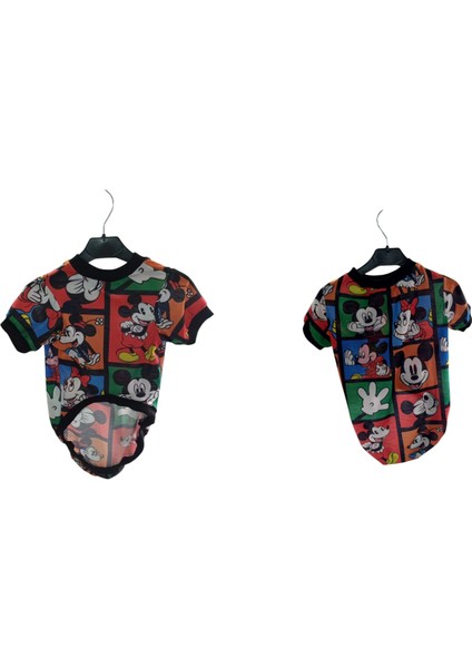 Mickey Mouse Kedi-Köpek T-Shirt