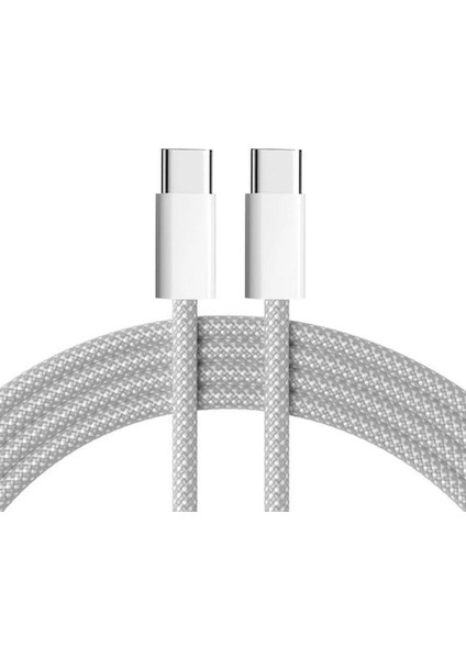 Trend iPhone 16 Serisi Hızlı Şarj ve Data Kablosu Tüm Modellere Uyumlu Type-C To Type-C Hızlı Şarj Kablosu