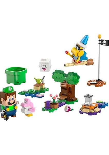 Super Mario Interaktif LEGO Luigi ile Maceralar 71440-6 Yaş ve Üzeri Çocuklar Için Koleksiyonluk Yaratıcı Nintendo Oyuncak Yapım Seti (210 Parça)