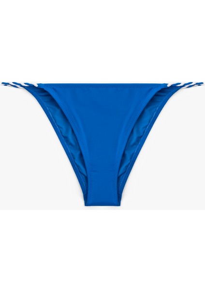 Astarlı Renk Kontrastlı Ipli Bikini Altı
