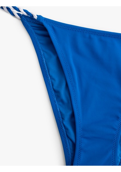 Astarlı Renk Kontrastlı Ipli Bikini Altı modelleri