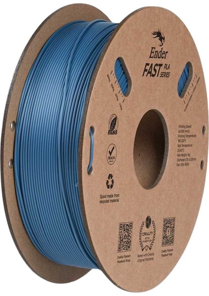 Ender Fast Pla 1.75 mm 1 kg Gri Filament