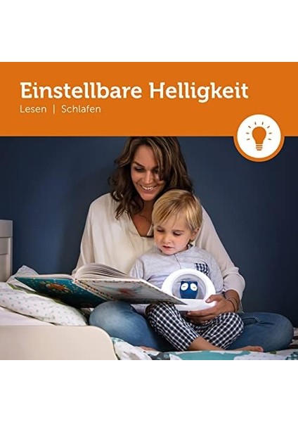 Kids Lou Ağlama Sensörlü Baykuş Gece Lambası, Mavi