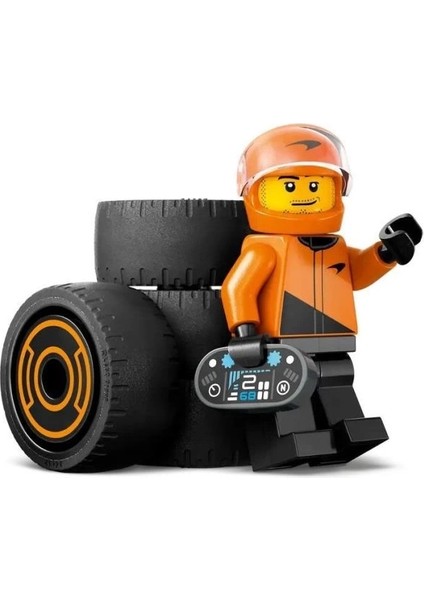 Nessiworld 60442 LEGO City Mclaren Yarış Arabalı F1 Sürücüsü 86 Parça +6 Yaş fırsatları