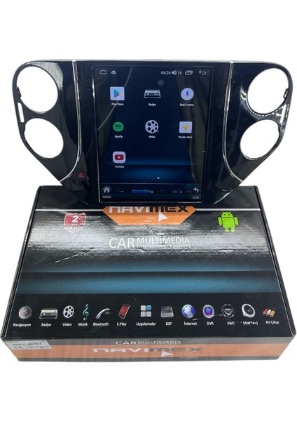 Ww Tiguan 2012-2016 Navimex Samsung Işlemcili (Fanlı) Profesyonel Tesla Oem Multimedia