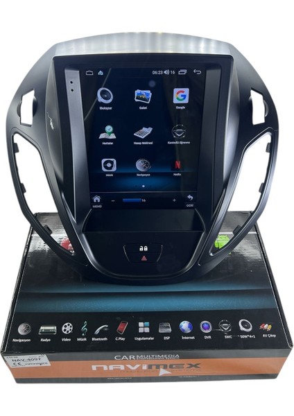 Ford Courier 2013-2023 Navimex Samsung Işlemcili (Fanlı) Profesyonel Tesla Oem Multimedia modelleri