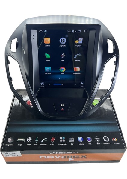 Ford Courier 2013-2023 Navimex Samsung Işlemcili (Fanlı) Profesyonel Tesla Oem Multimedia fırsatları