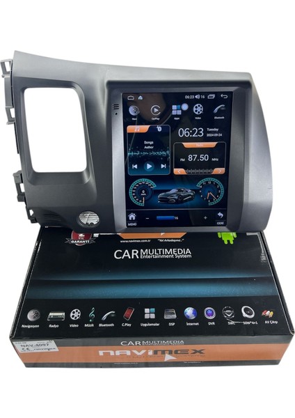 Honda Civic Fd6 Navimex Samsung Işlemcili (Fanlı) Profesyonel Tesla Oem Multimedia