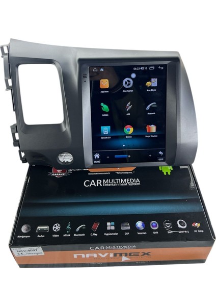 Honda Civic Fd6 Navimex Samsung Işlemcili (Fanlı) Profesyonel Tesla Oem Multimedia fiyatları