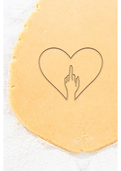 Kalp Kurabiye Kalıbı, Hamur Şekillendirici