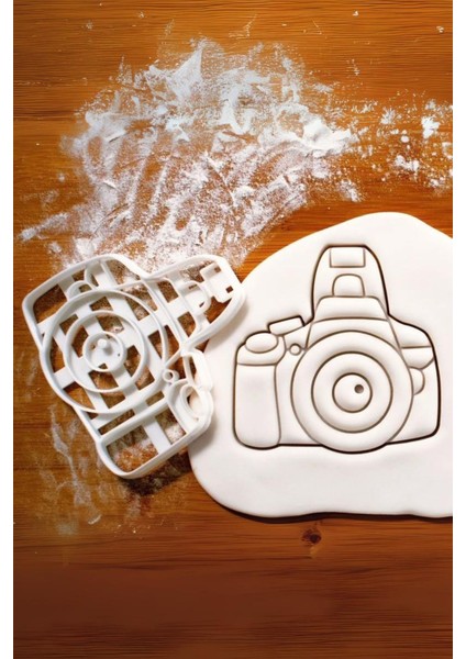 Kamera 2 Kurabiye Kalıbı, Hamur Şekillendirici