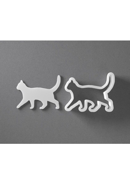 Yürüyen Kedi Kurabiye Kalıbı / Kesici / Şekillendirici