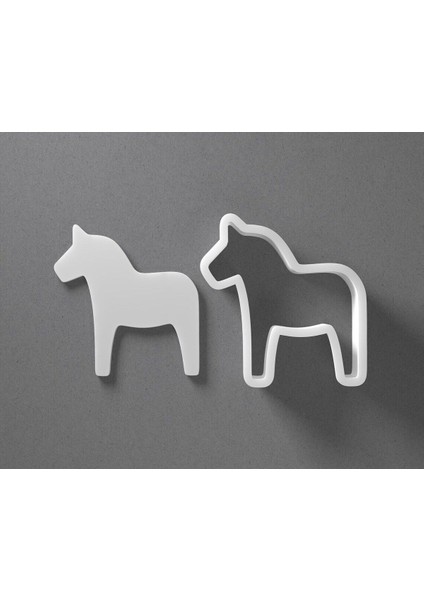 At 3 Kurabiye Kalıbı / Kesici / Şekillendirici