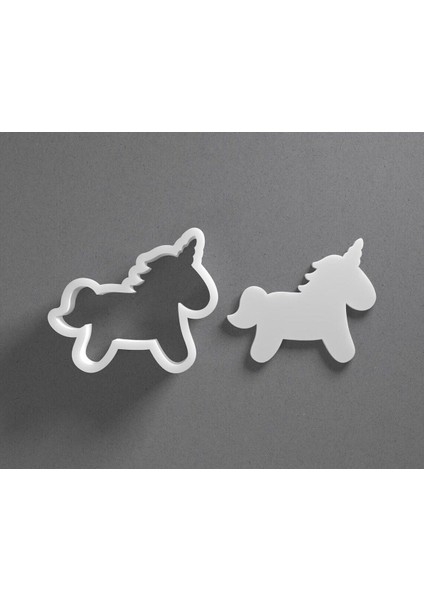 Tatlı Unicorn Kurabiye Kalıbı / Kesici / Şekillendirici