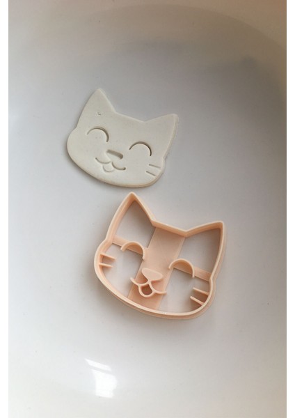 Sevimli Kedi Kurabiye Kalıbı, Kesici, Şekillendirici