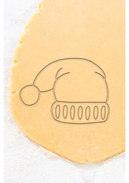 Noel Şapkası Kurabiye Kalıbı, Hamur Şekillendirici