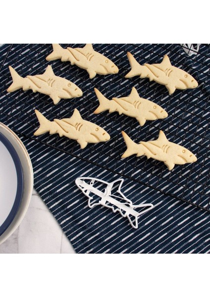 Büyük Beyaz Köpek Balığı Kurabiye Kalıbı / Kesici / Şekillendirici