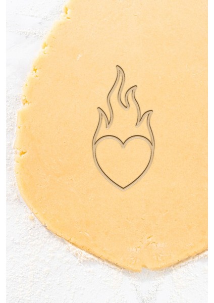 Alevli Kalp Kurabiye Kalıbı, Hamur Şekillendirici