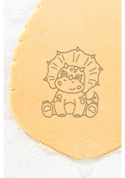 Bebek Dino Kurabiye Kalıbı, Hamur Şekillendirici